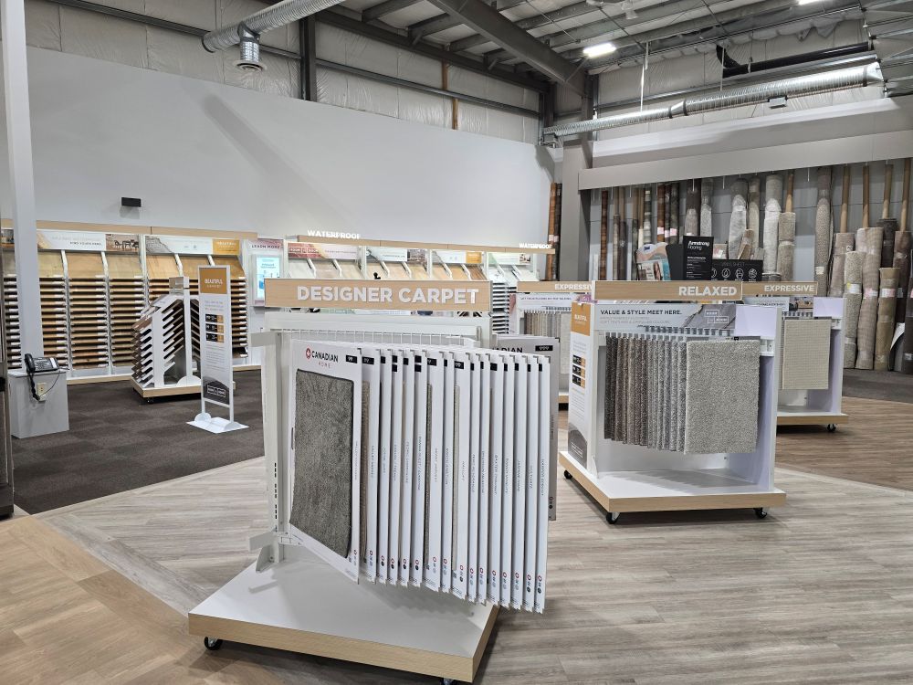 Designer carpet at Kimball Carpet One in Medicine Hat 